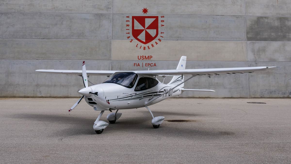 La USMP adquiere dos aviones Tecnam P2008JC MkII para la formación de pilotos en Perú