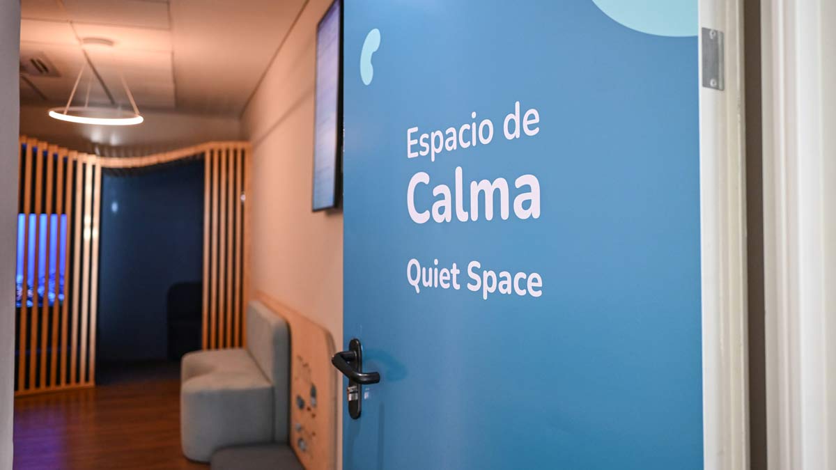 El Aeropuerto de Carrasco inaugura un Espacio de Calma para pasajeros