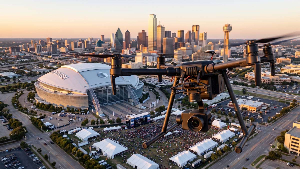 La FAA prohíbe el vuelo de drones sobre los estadios del Mundial 2026