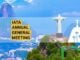 IATA AGM 2026: Gráfica oficial de la cumbre mundial de la aviación con la ciudad de Río de Janeiro de fondo, sede del evento que congregará a los principales líderes de la industria global.