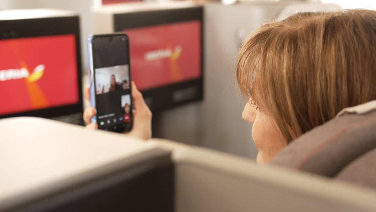 Iberia estrena el wifi de Starlink en sus vuelos transatlánticos