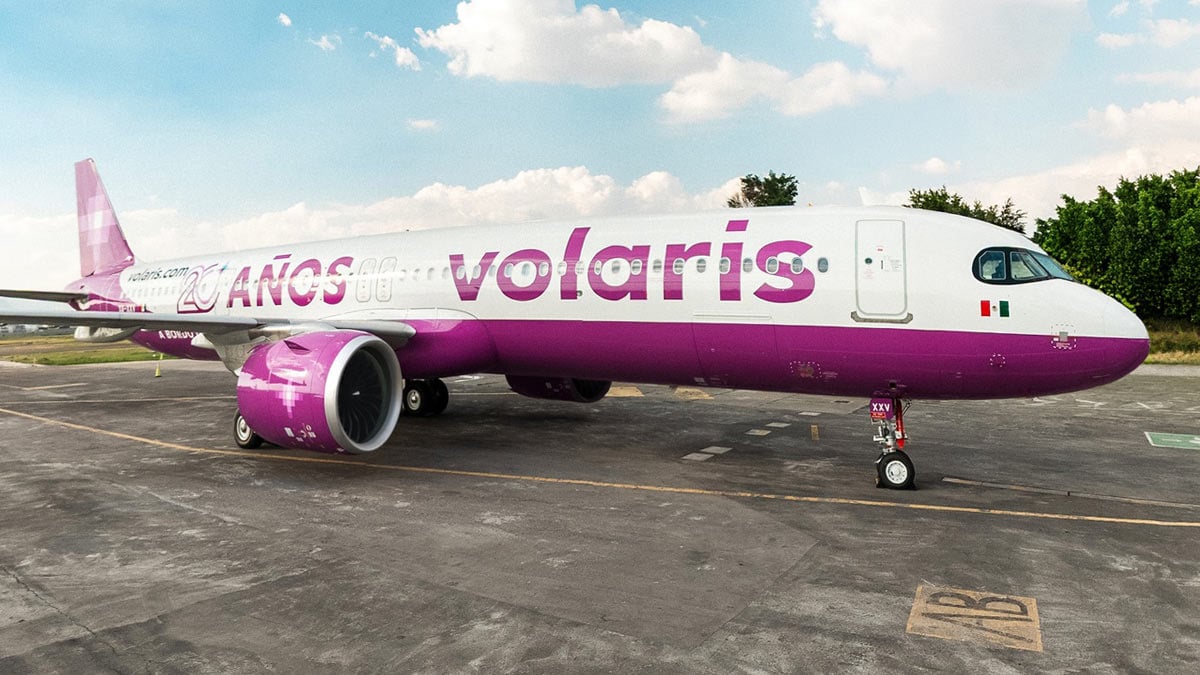 Volaris incorpora un Airbus A321neo conmemorativo por sus 20 años