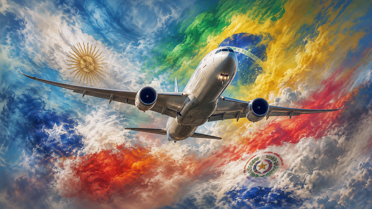 Argentina, Brasil, Chile y Paraguay impulsan la creación del Cielo Único Sudamericano