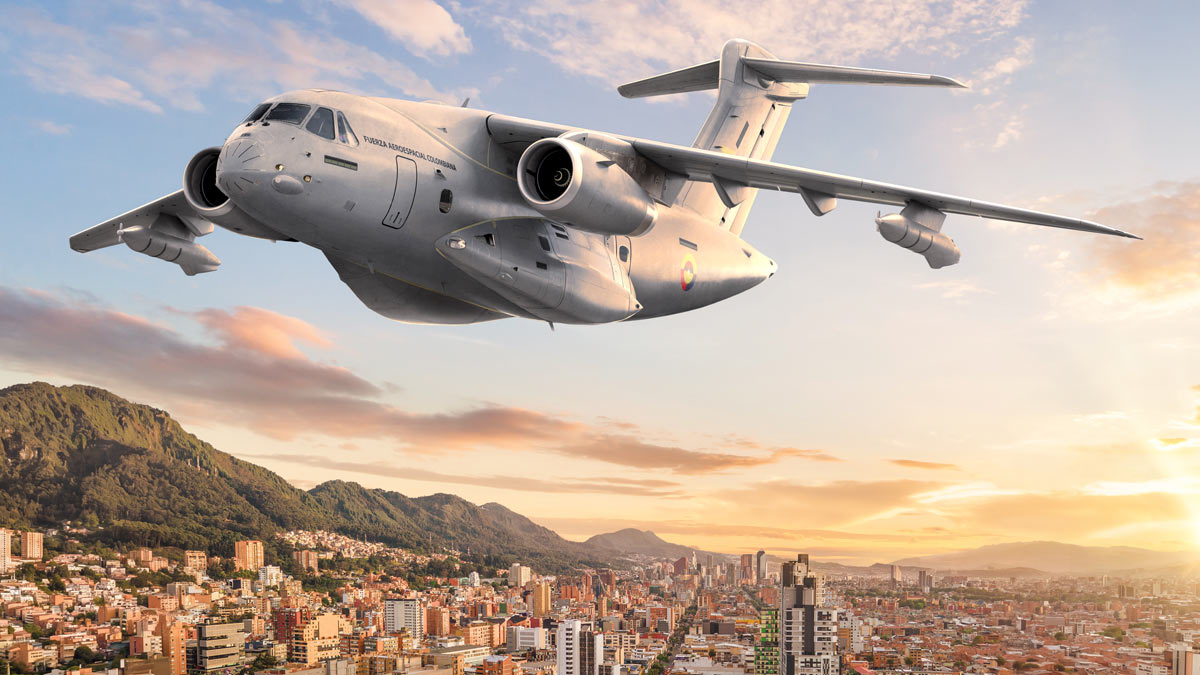 La Fuerza Aeroespacial Colombiana adquiere dos Embraer KC-390 Millennium